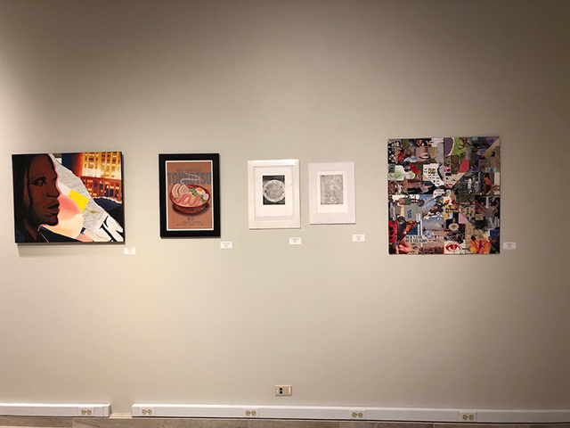 Intercollegiate Student Art Show: five exhibits