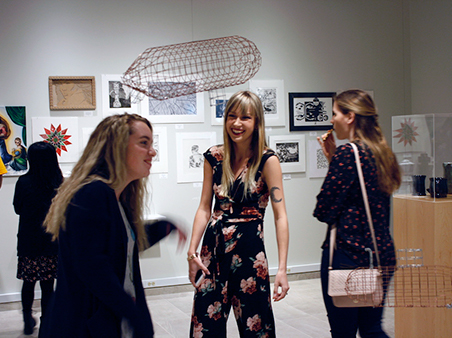 Student Art Exhibit - attendees