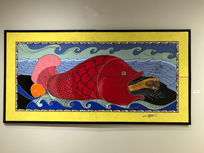 Ted Jones art: fish